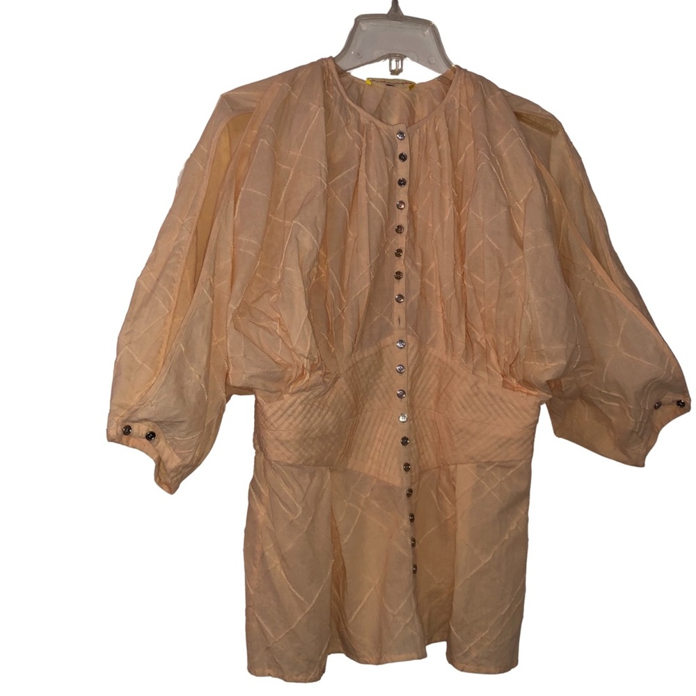 Catherine Malandrino Peach Blouse